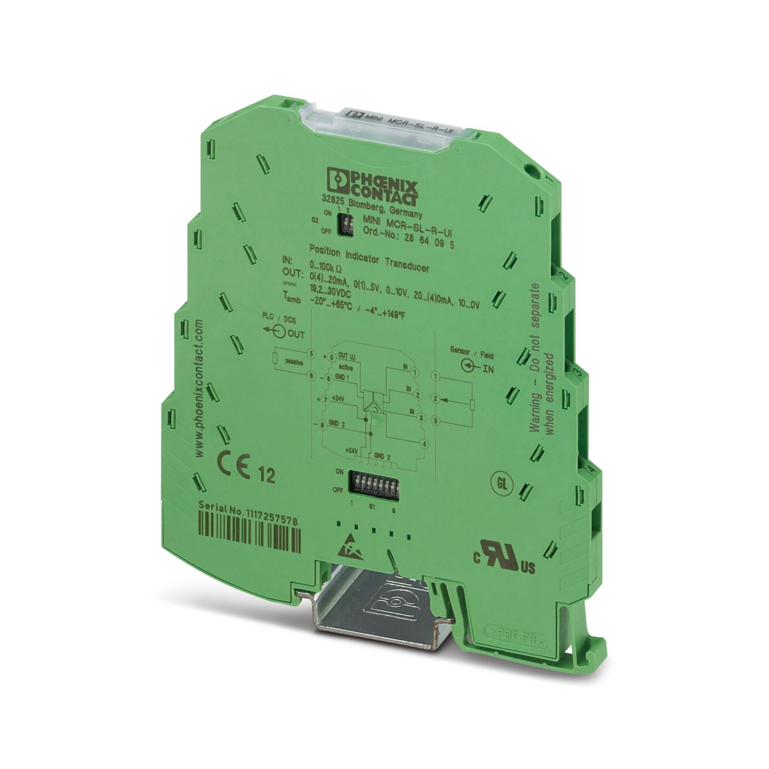 Poti Position Transducer  MINI MCR-SL-R-UI Phoenix Contact 2864095
